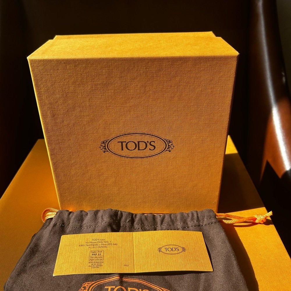 Empty Tod's Box with Brown Dust Bag for Belt